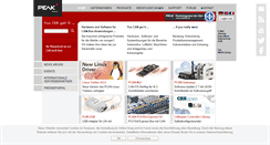 Desktop Screenshot of peak-system.com